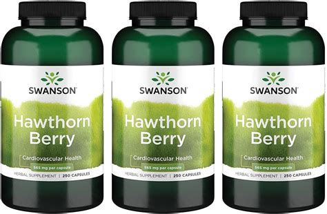 Swanson Hawthorn Berries Supplement Supports Blood