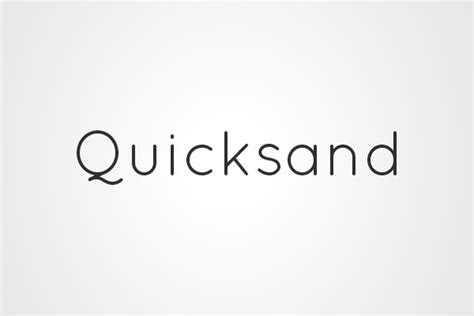 Quicksand Font For Your Next Logo Design Modern Serif Fonts Sans Serif