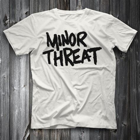 Minor Threat White Unisex T Shirt Tees Shirts Minorthreat Shirt Tshirt Appar Metal T