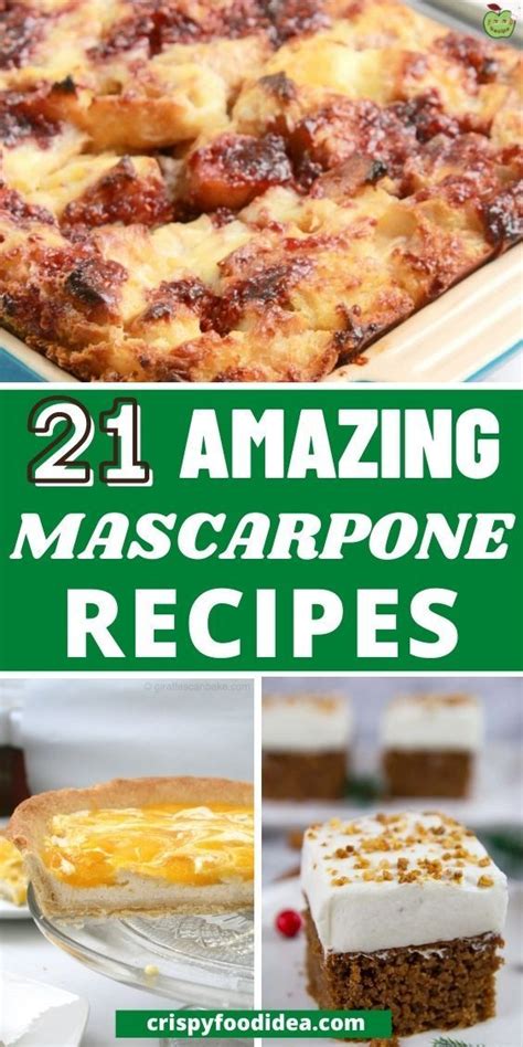 21 Delicious Mascarpone Recipes That You Will Love Mascarpone Recipes Mascarpone Pasta