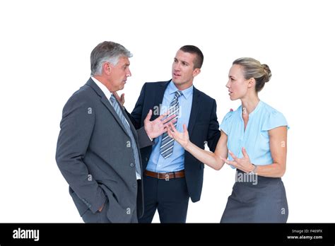 Business People Having A Disagreement Stock Photo Alamy