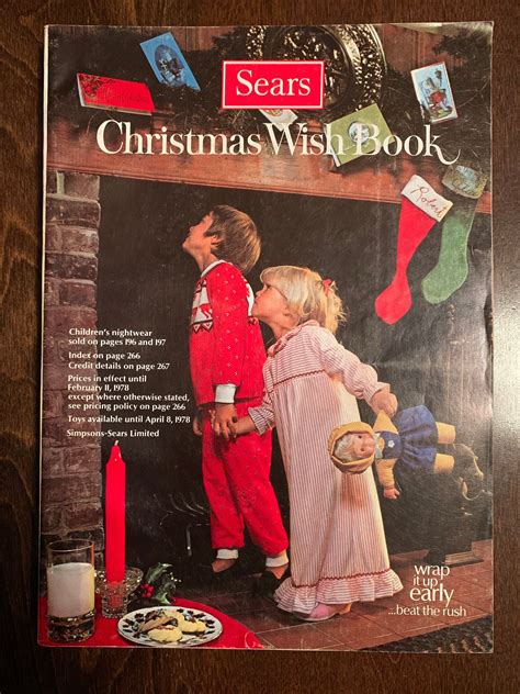 1977 Simpsons Sears Christmas Wish Book Catalogue Canada Etsy Canada