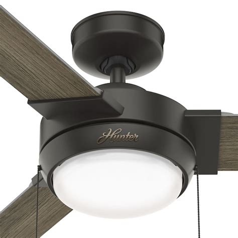 Hunter Mesquite 52 In Noble Bronze Led Indoor Ceiling Fan With Light 3