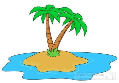 Clipart Island Palm Tree Clipartfest Wikiclipart