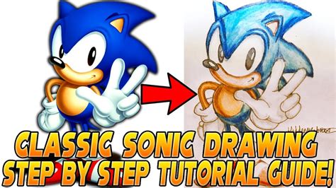 How To Draw Sonic Step By Step Todays Tutorial On How To Draw Manga