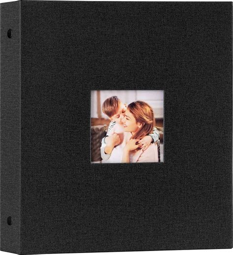 lanpn photo albums 7x5 pockets linen slip in top loading photo album holds 200 portrait 13x18cm