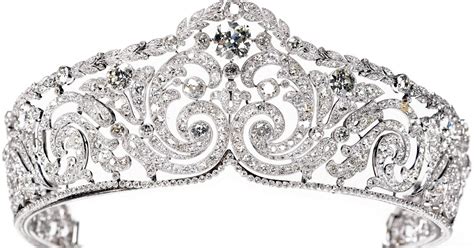 Tiara Mania Queen Elisabeth Of Belgiums Diamond Scroll Tiara