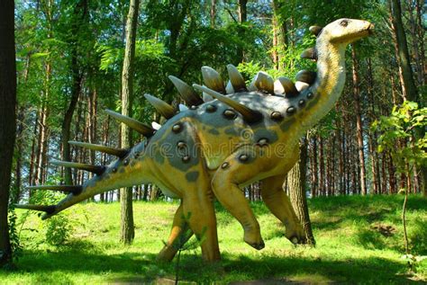Dinosaur Kentrosaur Kentrosaurus Aethiopicus In Jurassic Park Stock