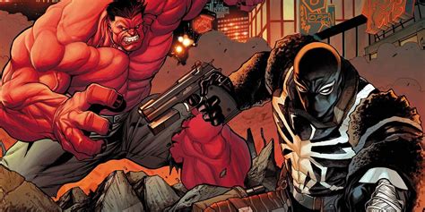 how venom red hulk x 23 and ghost rider made marvel s gnarliest mash up