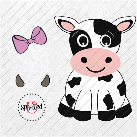 Free 193 Baby Cow Face Svg Svg Png Eps Dxf File