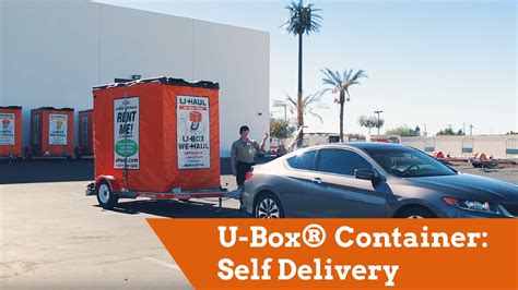 U Box Moving And Storage Containers Self Delivery Youtube