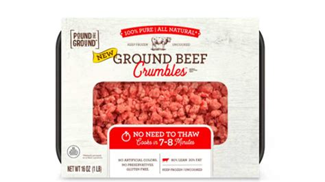 Best Bites Pound Of Ground Crumbles Frozen Uncooked Ground Beef Knewz