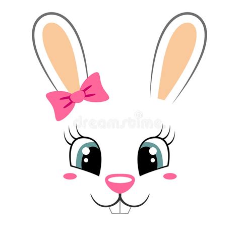 Add phone accessories to your iphone, samsung & google devices. Cute Bunny With Pink Bow. Girlish Print With Rabbit Face ...