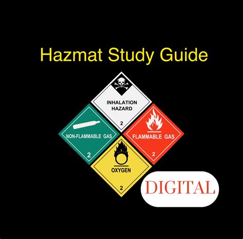 Cdl Hazmat Study Guide Endorsement Class A Class B Study Etsy