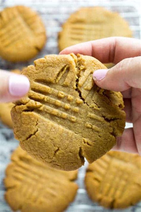 Easy Peanut Butter Cookies Recipe Gluten Free Dishing Delish