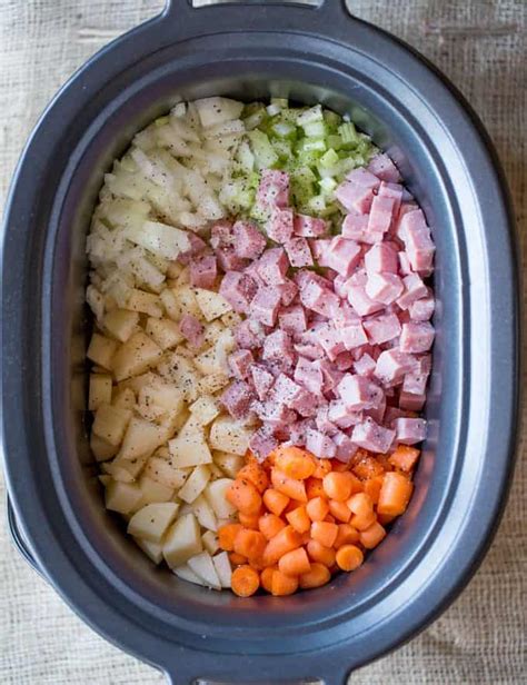 Easiest Way To Make Slow Cooker Ham And Potato Soup