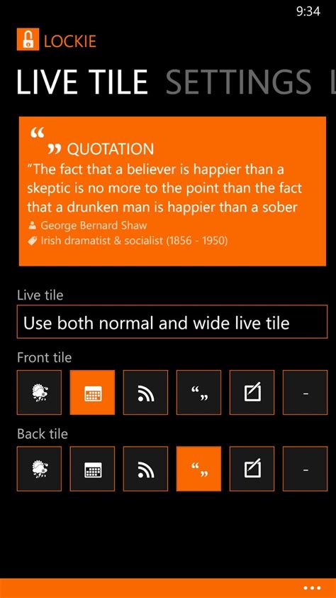 Windows Phone App Of The Day Lockie Lock Screen Customization