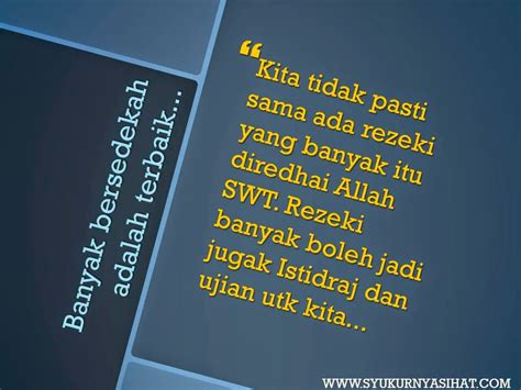 Anda mungkin bisa memulainya dengan melakukan sesuatu yang menyenangkan anda dulu. 5 Kata-Kata Hikmah Tentang Rezeki | Syukurnya Sihat