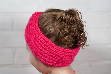 How To Crochet Twisted Ear Warmer Pattern Winding Road Crochet