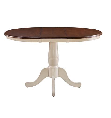 · order pickup · same day delivery 48 Inch Round Extension Dining Table with Traditional ...