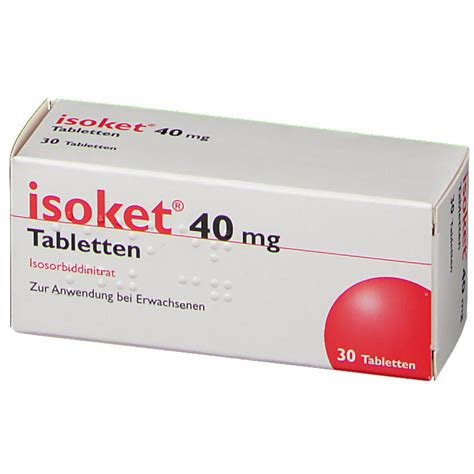 Isoket® 40 Mg 30 St Mit Dem E Rezept Kaufen Shop Apotheke