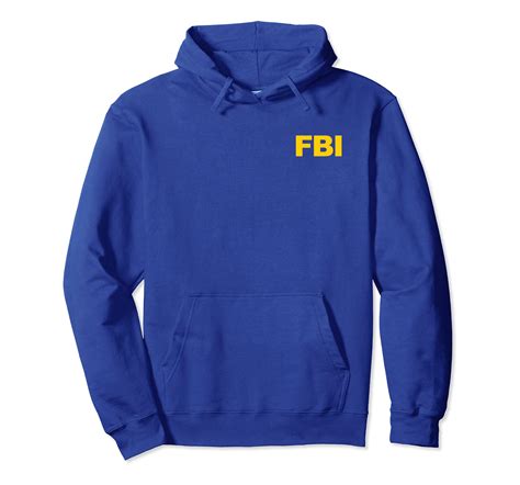 Fbi Hoodie Front Back Print Fbi Agent Law Enforcement Anz Anztshirt