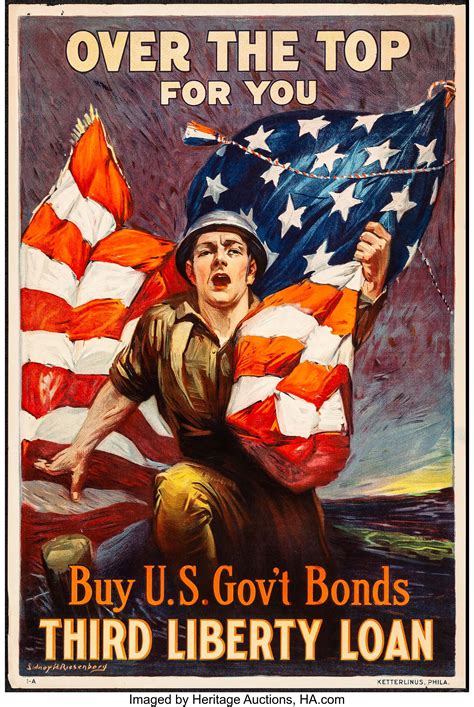 World War I Propaganda United States Government 1918 Third Lot