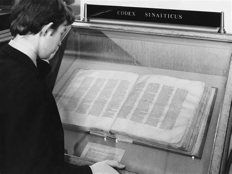 Worlds Oldest Bible Codex Sinaiticus To Go On Display At British