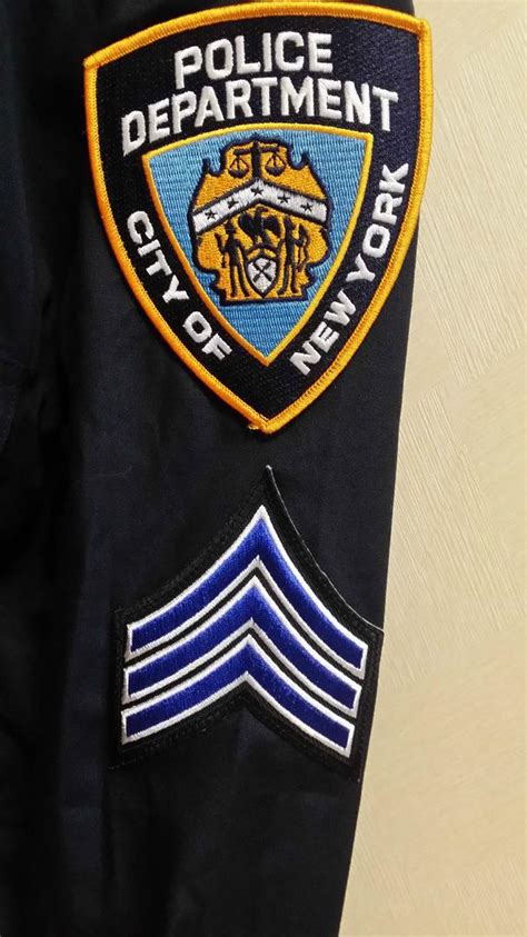 Nypd Sergeant Uniform Long Sleeve Shirts New York City Police Lapd