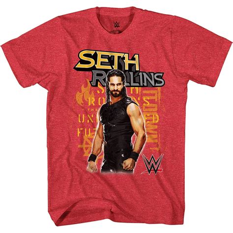 Wwe Boys Seth Rollins Shirt Burn It Down Superstar Tee World