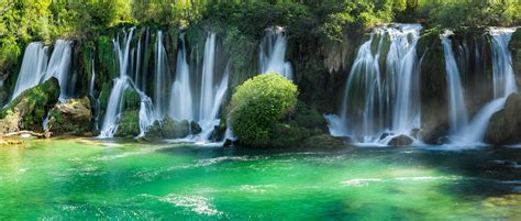 Free Download Hd Wallpaper Bosnia And Herzegovina Waterfall