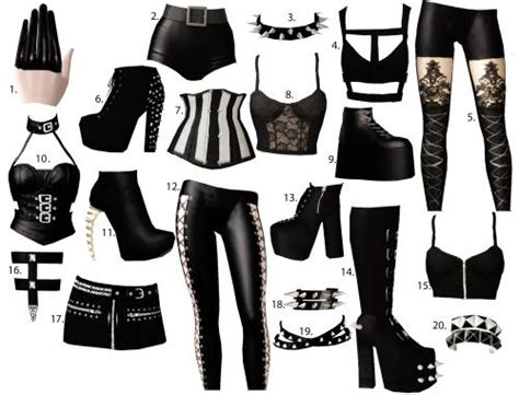 List Of Sims 4 Goth Clothes Pack Ideas