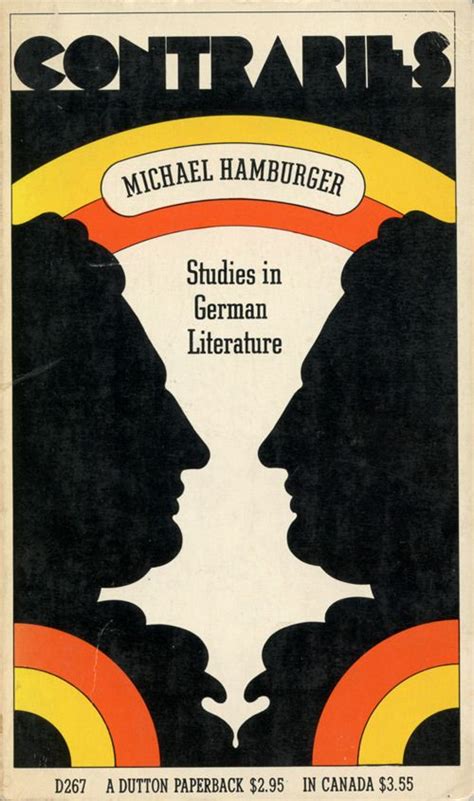 an old book cover with two silhouettes facing each other and the title