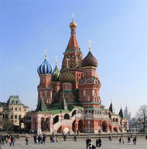 Tourist Attractions Of Moscow Saint Basil S Cathedral