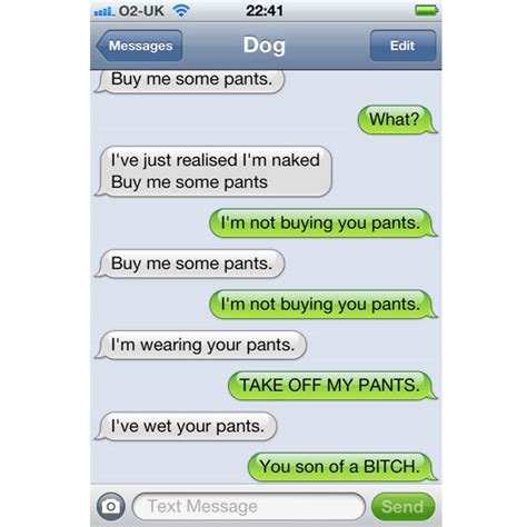 Gallery The 10 Funniest Texts From Dog Complex