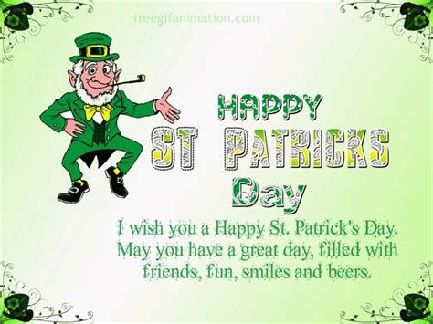 Animated St Patrick Day GIF Image St Patrick Day Quotes