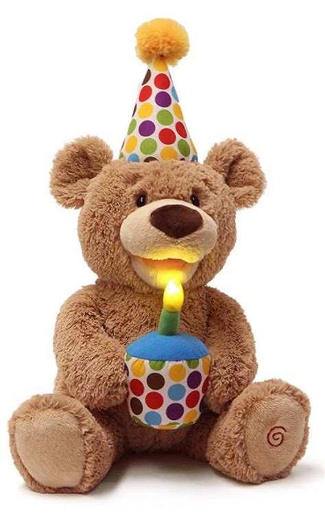 Happy Birthday Animated Bear Plush Toy At Mighty Ape Nz