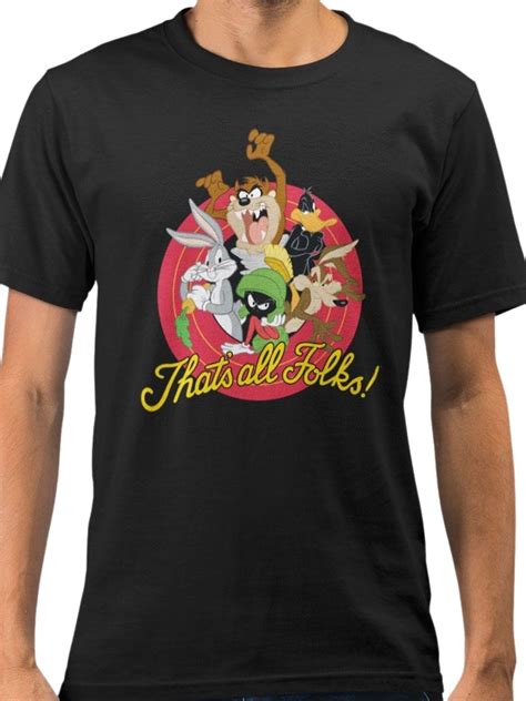 Looney Tunes That S All Folks T Shirt Nerdom