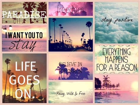 Inspirational Quotes Collage Wallpapers Wallpaper Cave