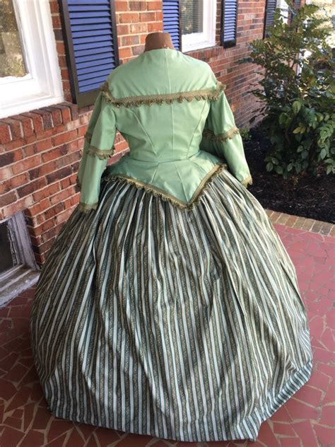 Blue Hill Reproduction Fabric Civil War Day Dress30
