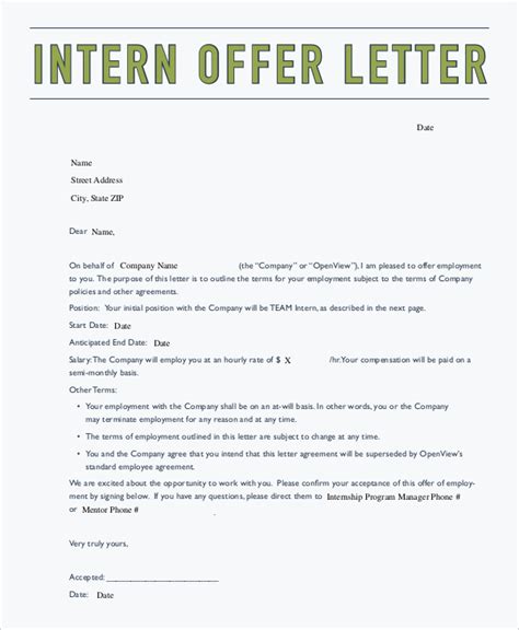Surat Offer Letter
