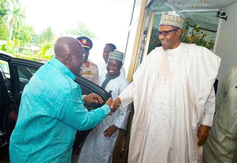 Photo News Ghanaian President Visits Buhari The Elites Nigeria