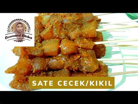 Masakan lezat, nikmat dan mantap. CARA MEMBUAT SATE KIKIL/CECEK/KULIT SAPI PEDAS - YouTube