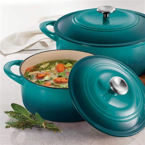 Tramontina Enameled Cast Iron Dutch Oven 2 Pack