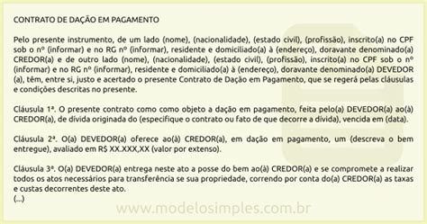 Exemplo De Termo De Compromisso De Pagamento Novo Exemplo