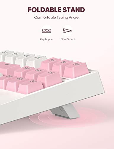 Tkl Mechanical Keyboard Hiwings Compact Pink Gaming Keyboard Rgb