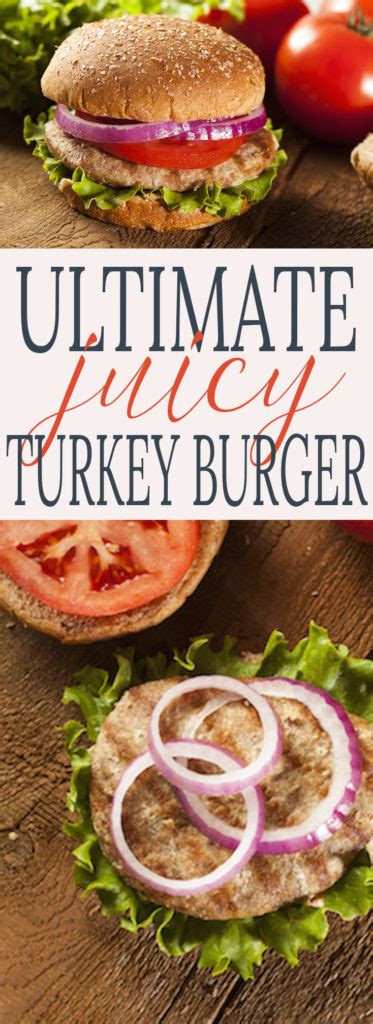 Ultimate Juicy Turkey Burgers