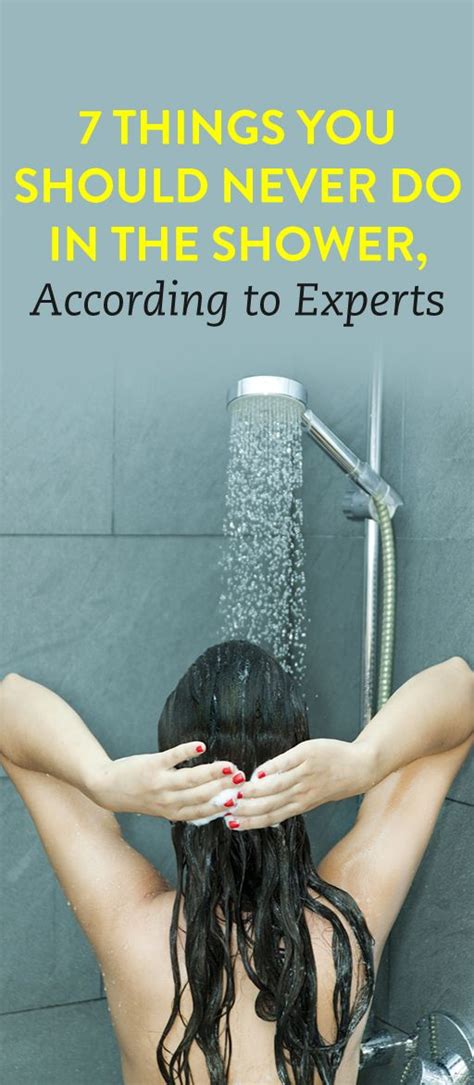 7 Things You Should Never Do In The Shower According To The Experts Skin Secrets Health And