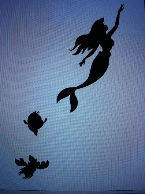 16 Little Mermaid Ariel Disney Silloutte Ideas Mermaid The Little