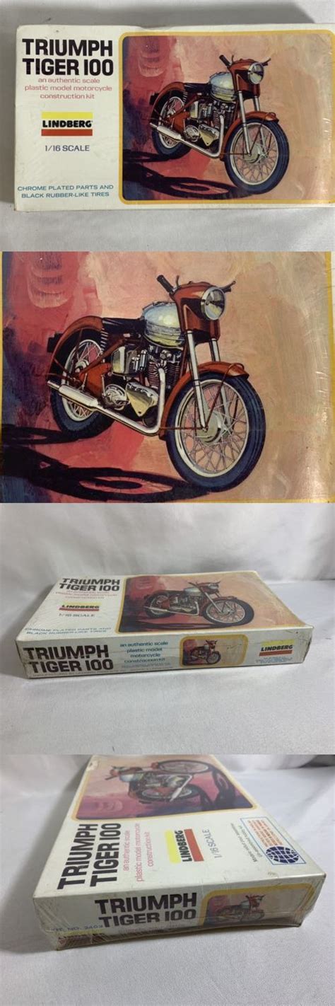 Motorcycle 2591 Vintage Lindberg 1948 Triumph Tiger 100 Motorcycle